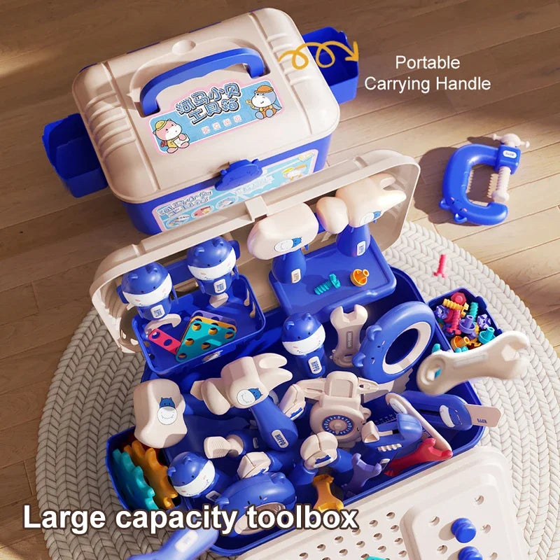 TrendBomb™ Kids Electric Drill Toolbox Playset