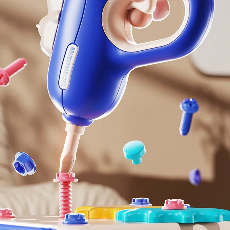 TrendBomb™ Kids Electric Drill Toolbox Playset