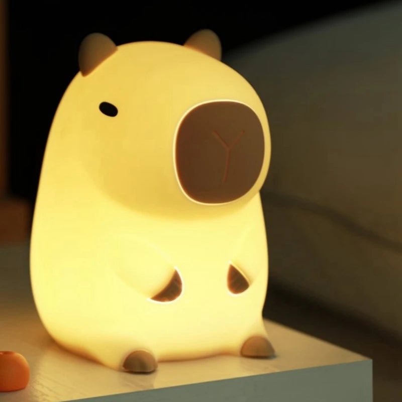 TrendBomb™ Cute Capybara Touch Silicone Lamp