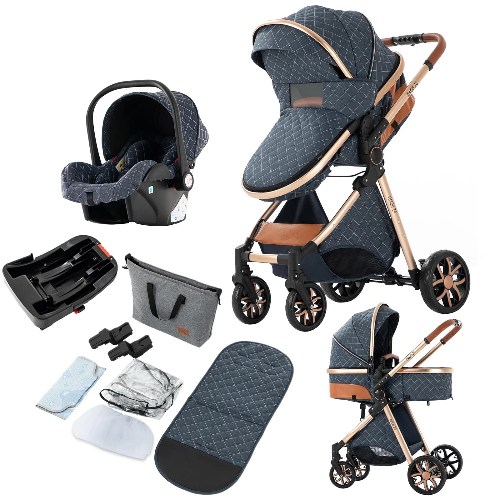 TrendBomb™ 3-in-1 Lightweight Travel Baby Stroller