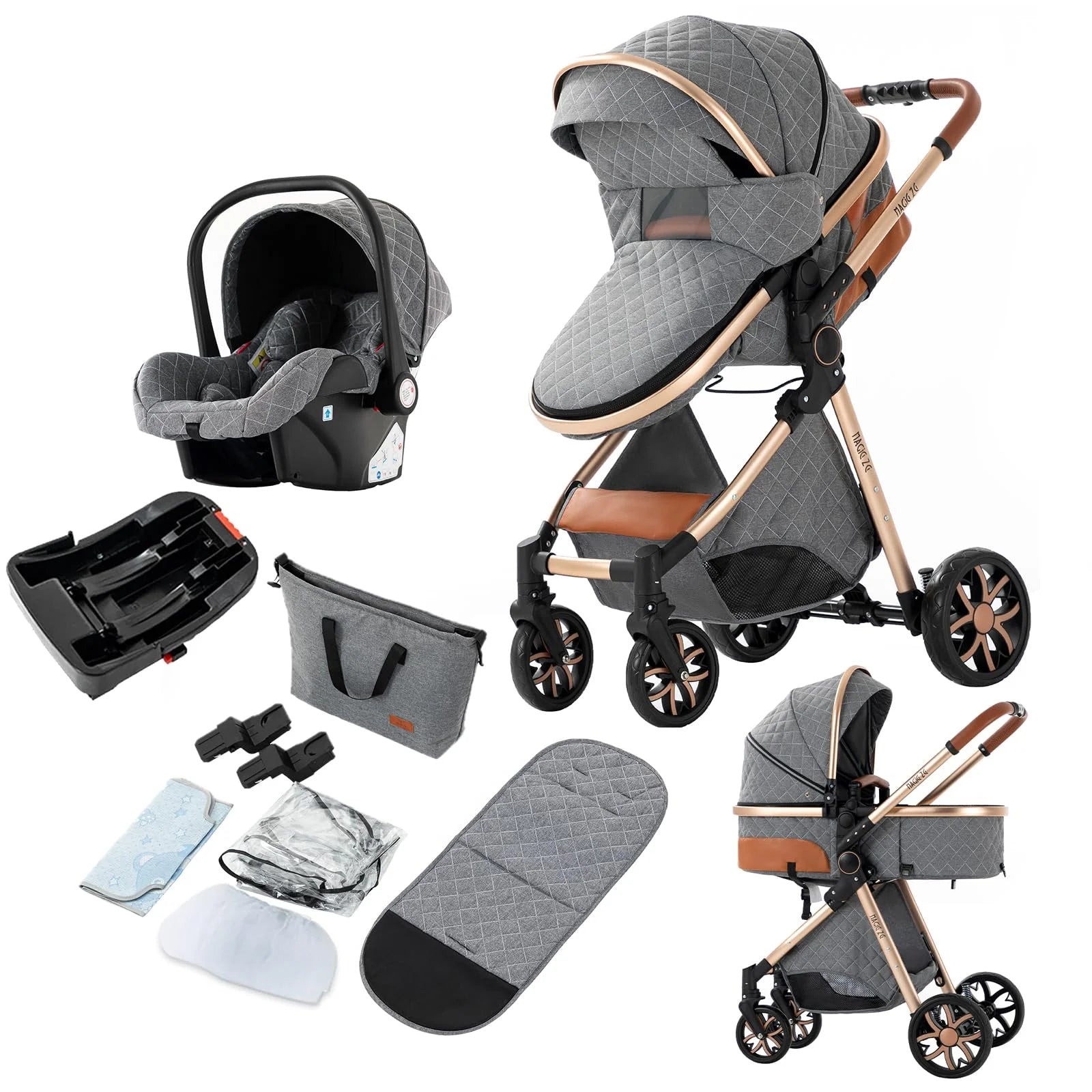 TrendBomb™ 3-in-1 Lightweight Travel Baby Stroller