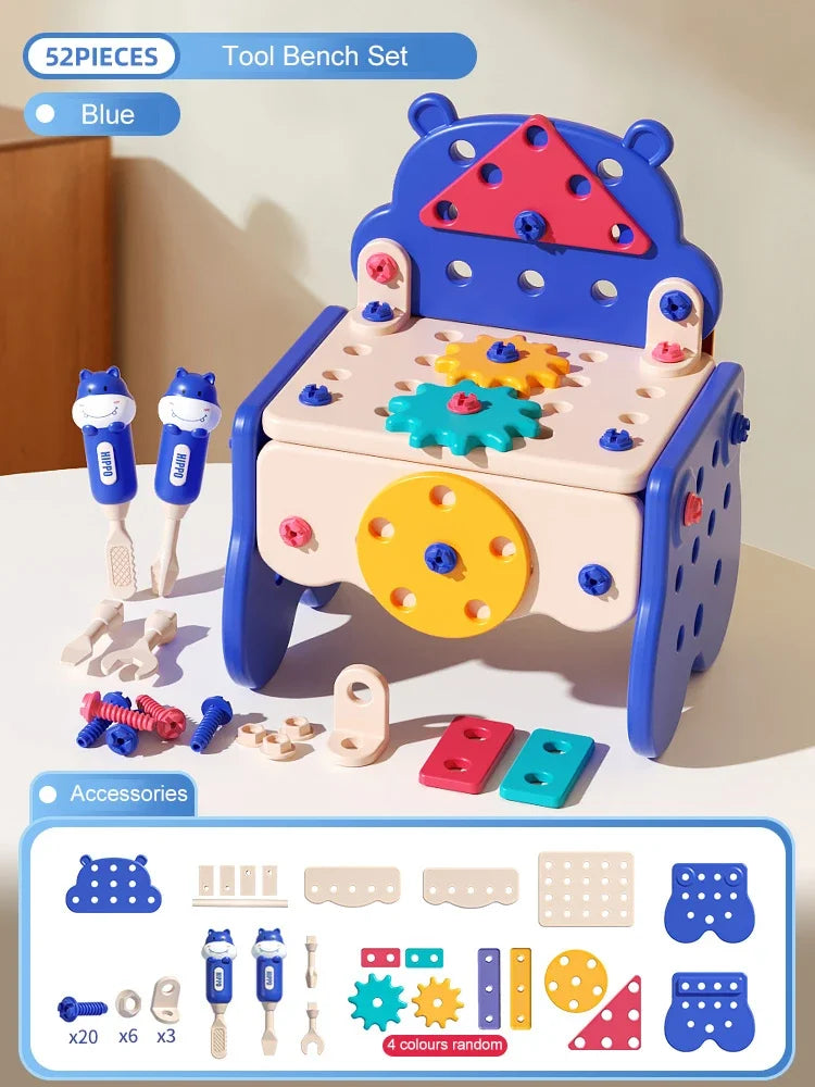 TrendBomb™ Kids Electric Drill Toolbox Playset