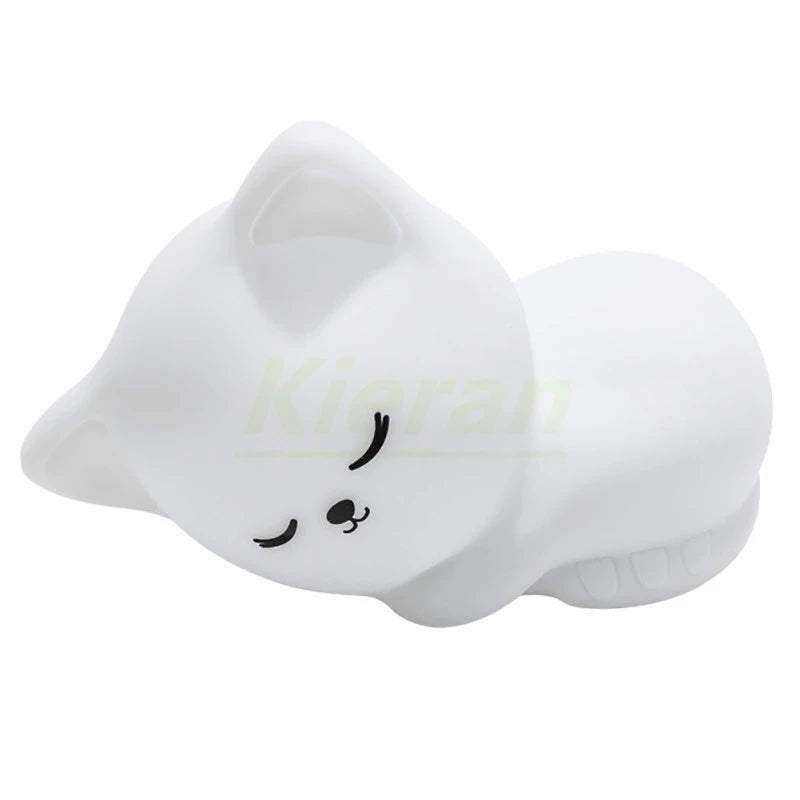 Trendbomb™ Lying Cat 7-Color Silicone Touch Lamp