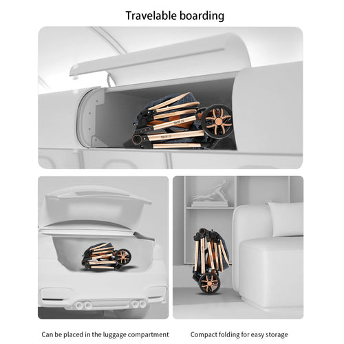 TrendBomb™ 3-in-1 Lightweight Travel Baby Stroller