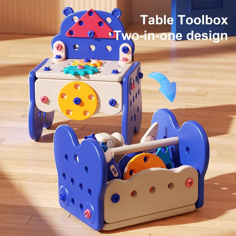 TrendBomb™ Kids Electric Drill Toolbox Playset