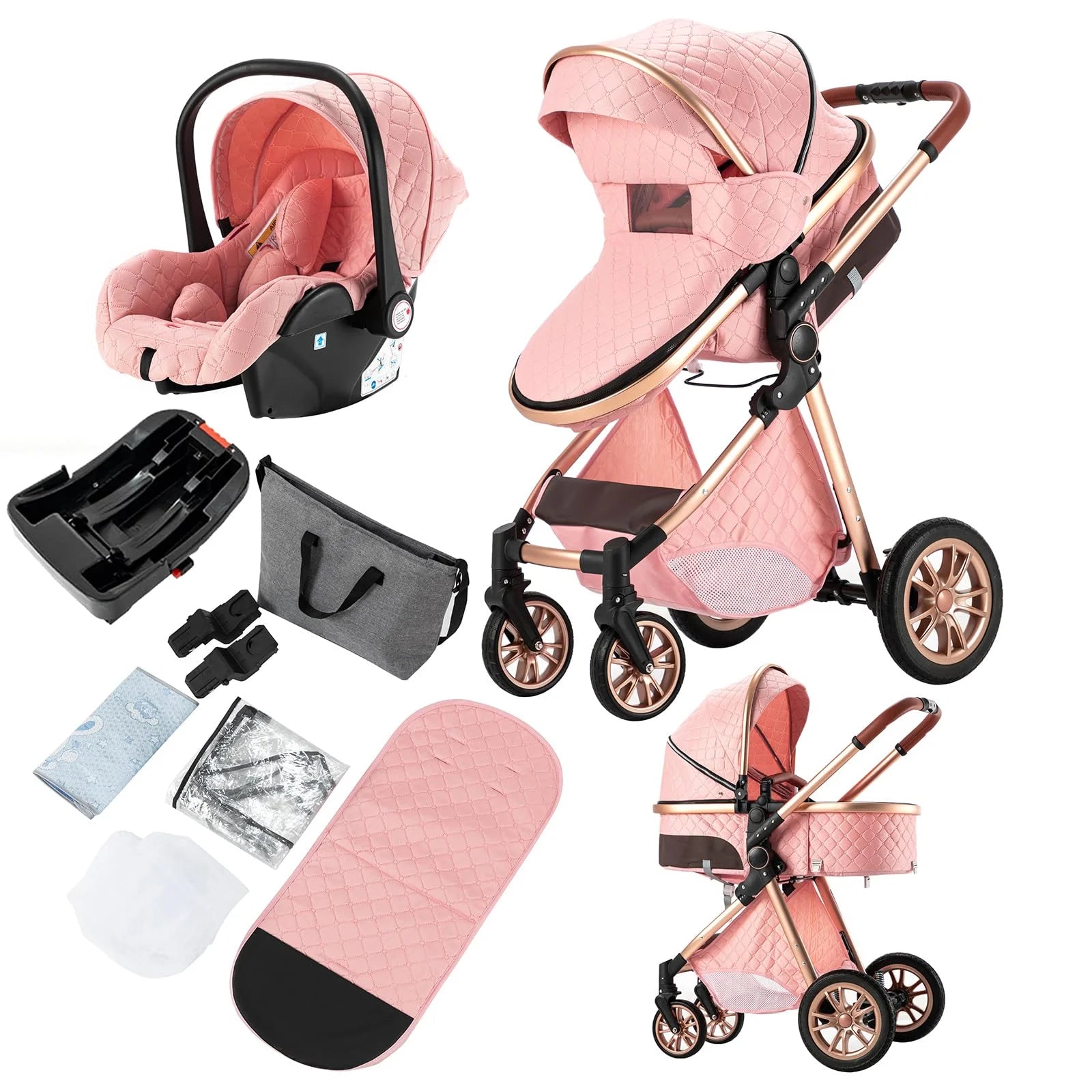 TrendBomb™ 3-in-1 Lightweight Travel Baby Stroller