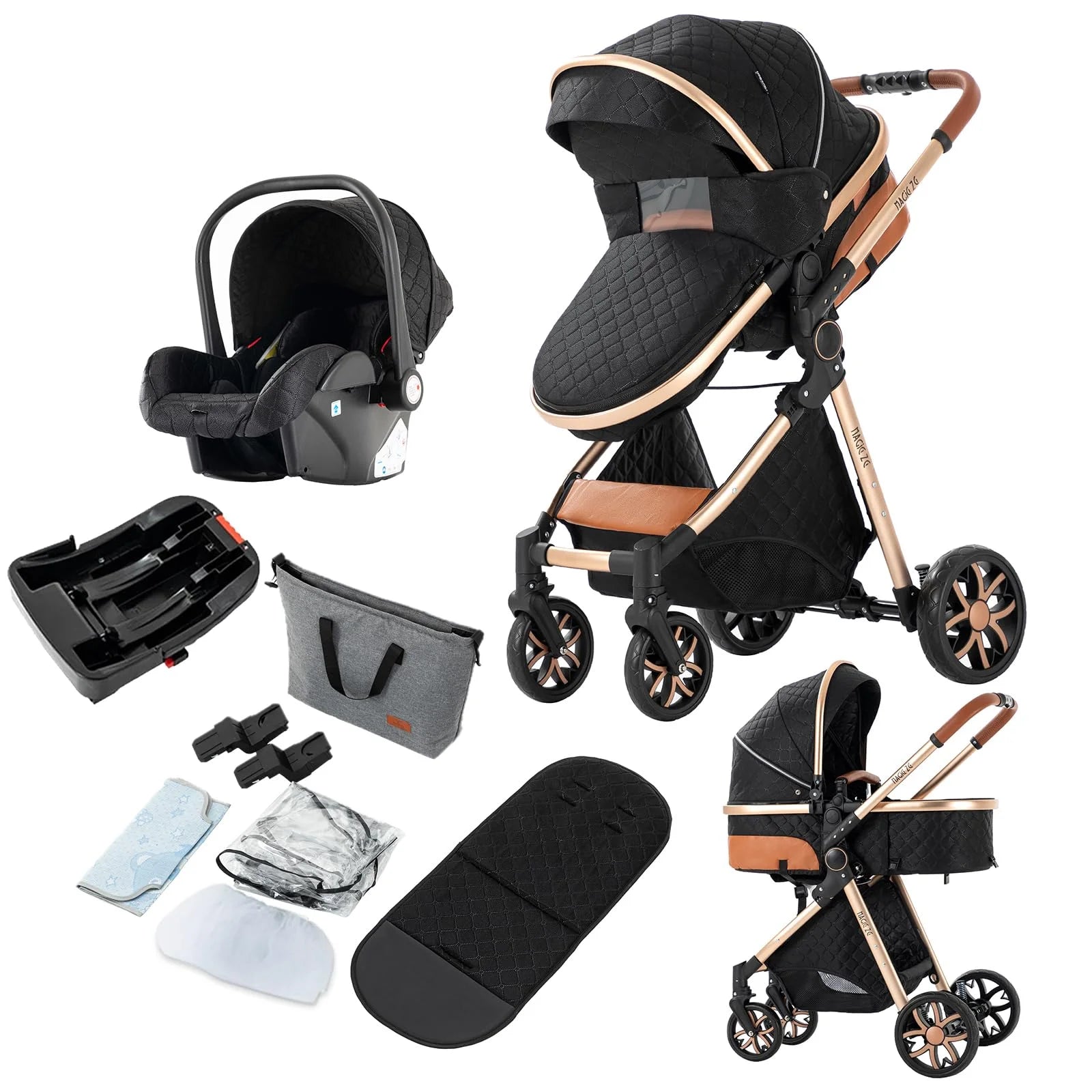 TrendBomb™ 3-in-1 Lightweight Travel Baby Stroller